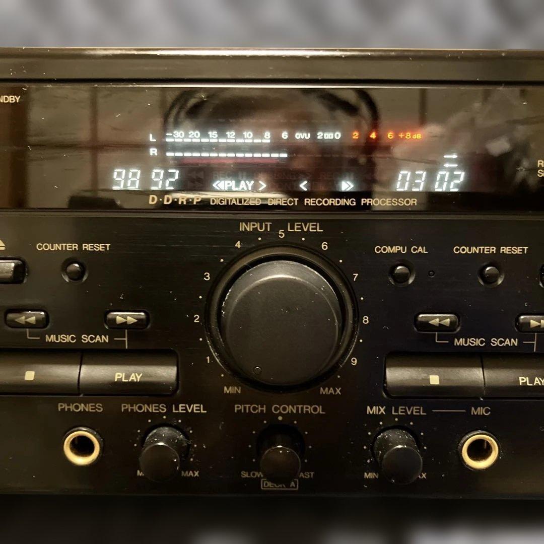 【如月価格】《動作品》 Victor TD-W313 Wカセットデッキ