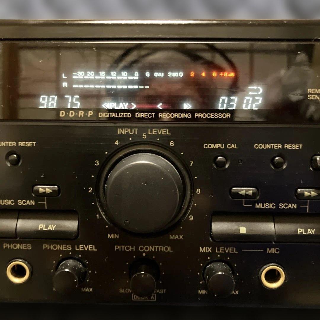 【如月価格】《動作品》 Victor TD-W313 Wカセットデッキ