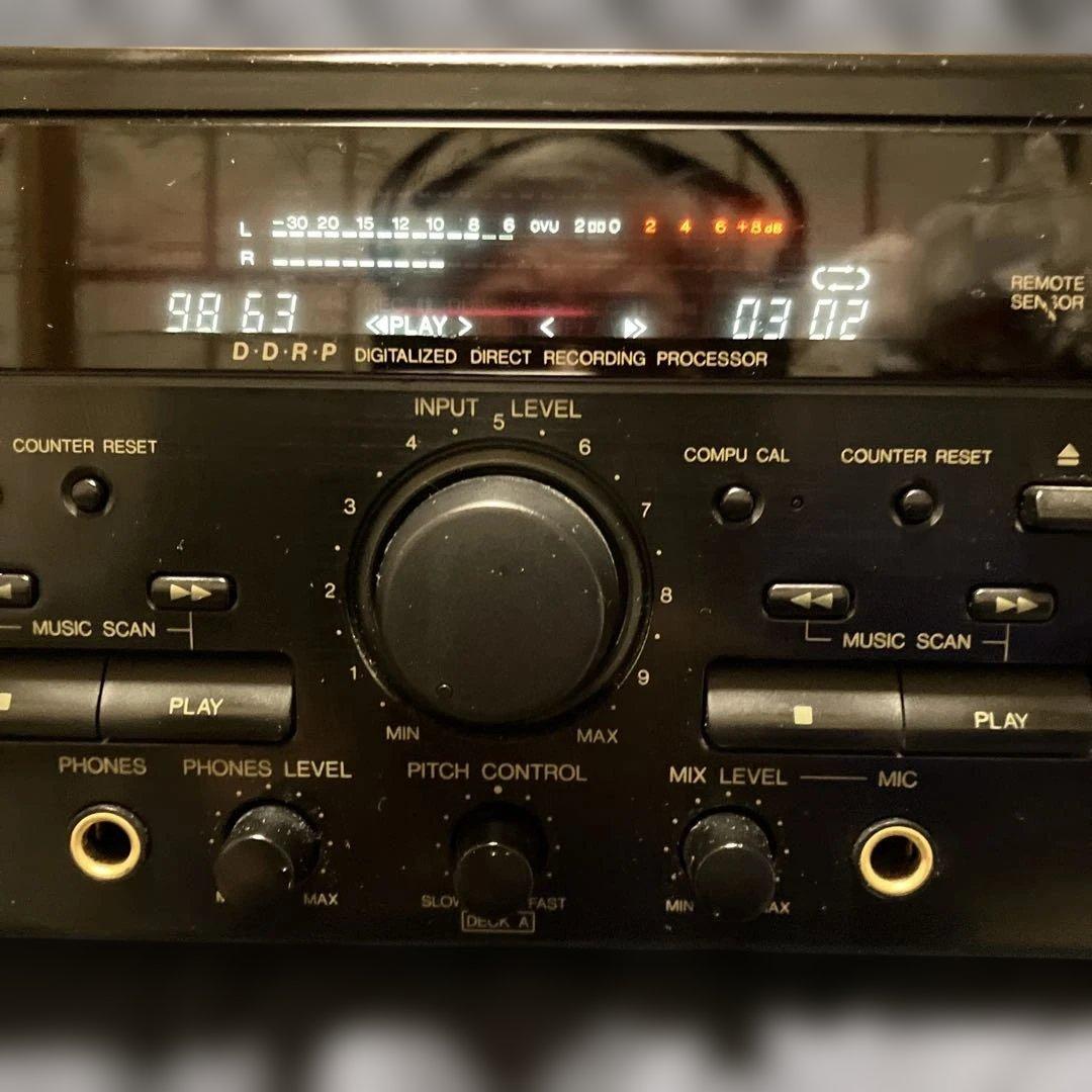 【如月価格】《動作品》 Victor TD-W313 Wカセットデッキ