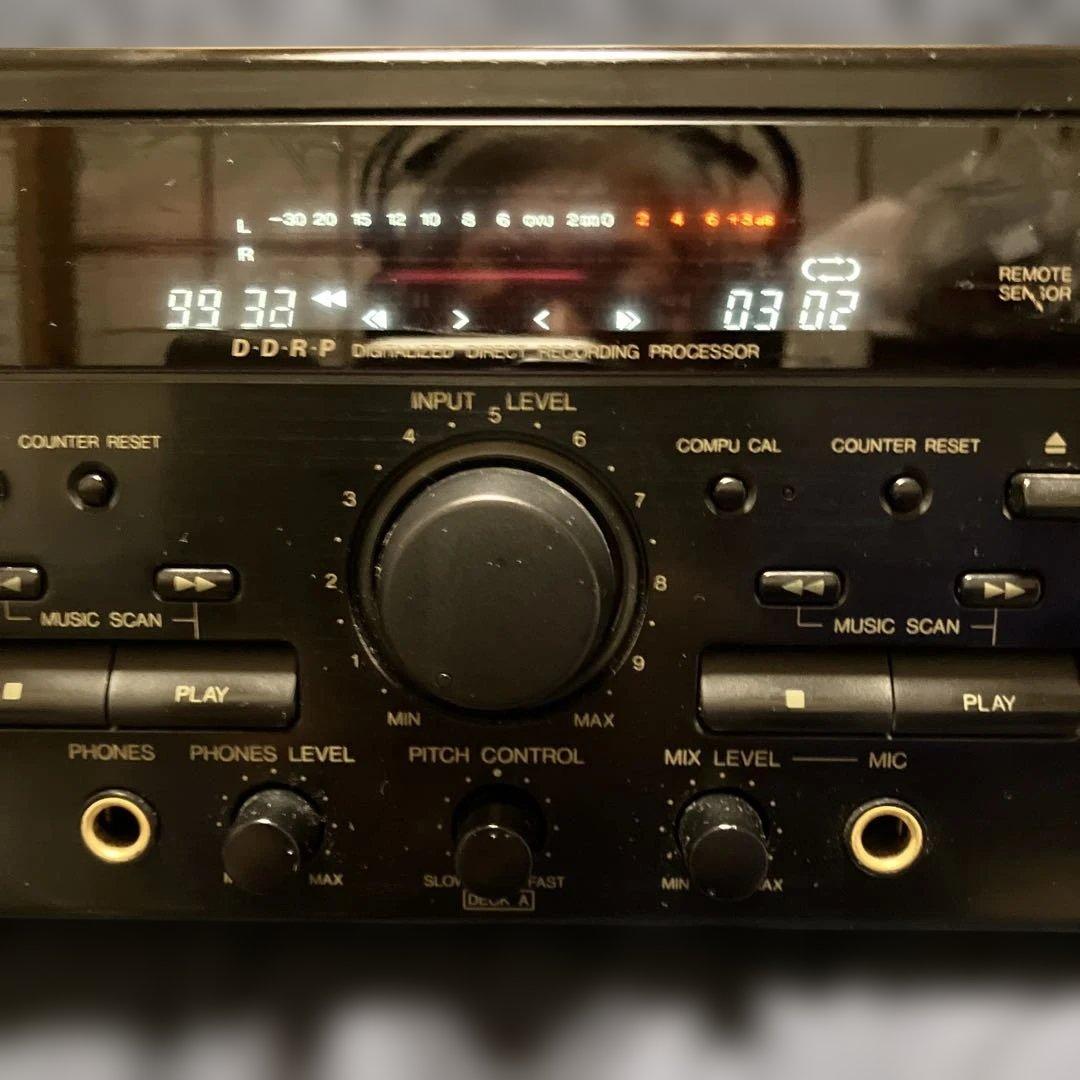 【如月価格】《動作品》 Victor TD-W313 Wカセットデッキ