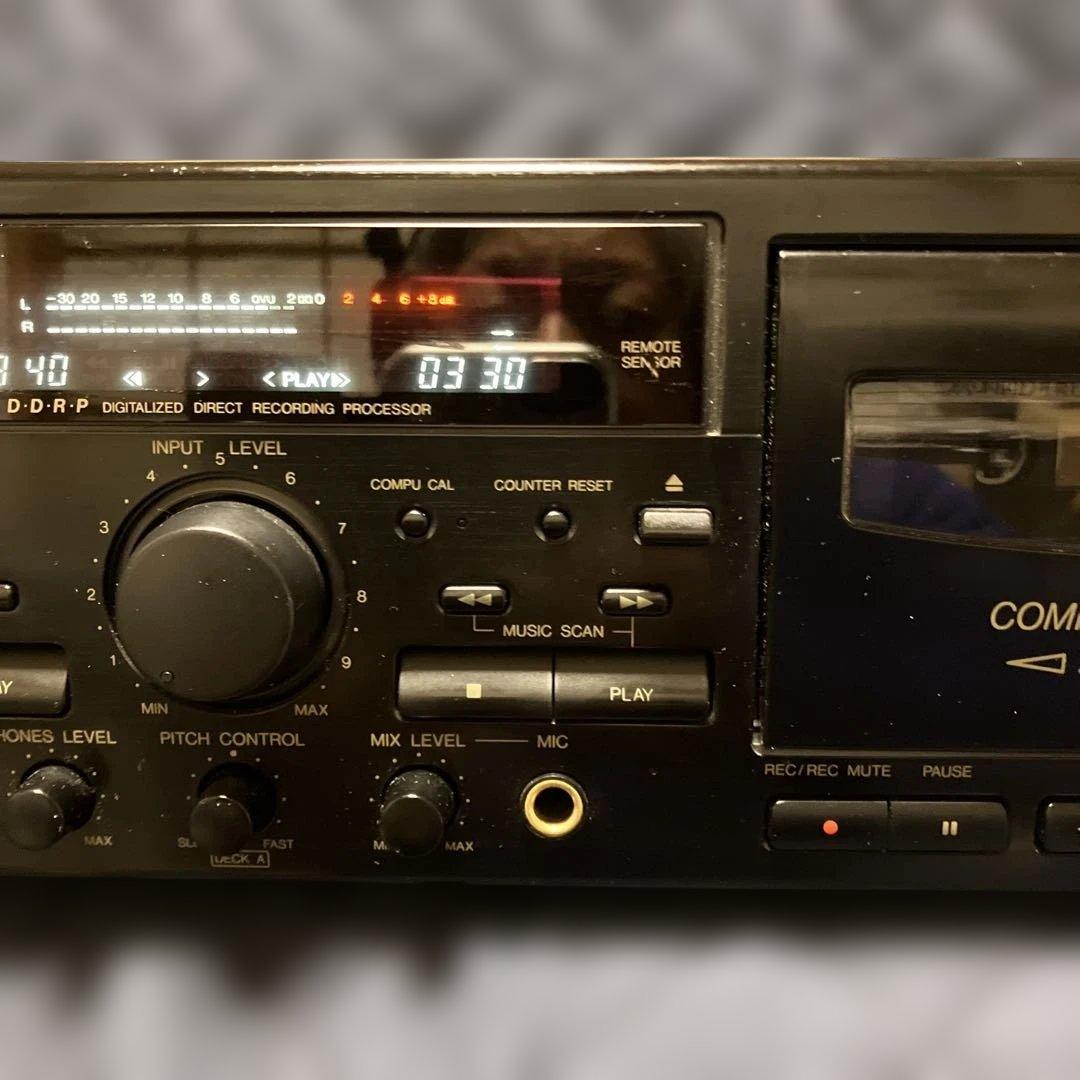 【如月価格】《動作品》 Victor TD-W313 Wカセットデッキ