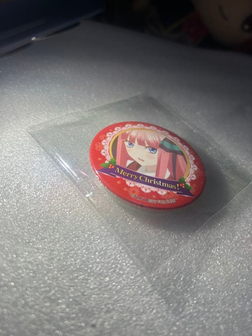 【二乃】五等分の花嫁 プリロール 缶バッジ クリスマスケーキ