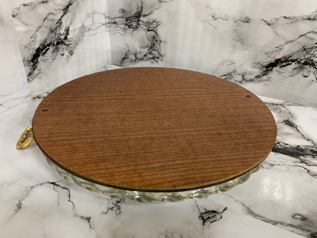 ベネチアンガラス　デキャンタ&グラス&ミラートレイセット