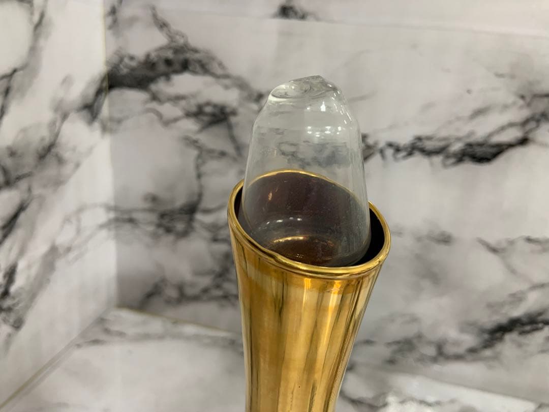 ベネチアンガラス　デキャンタ&グラス&ミラートレイセット