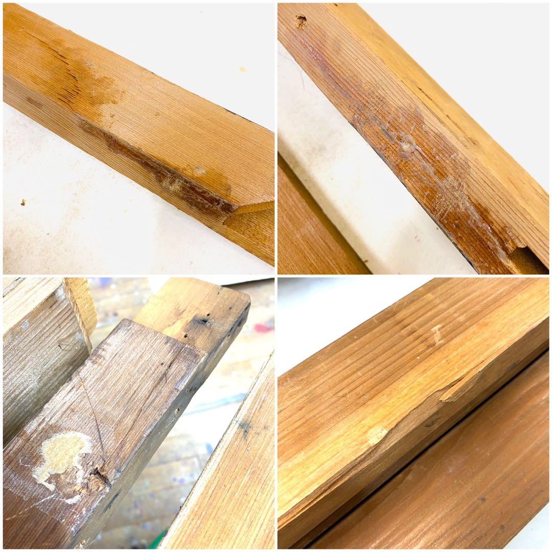 絵画用 木枠 キャンバス枠 F100号 杉材 KISO刻印 中古 送料込み ⑧