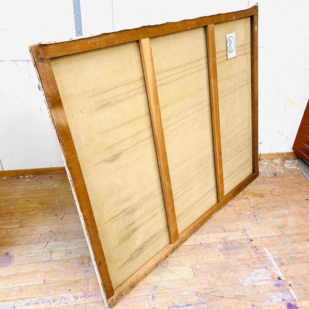 絵画用 木枠 キャンバス枠 F100号 杉材 KISO刻印 中古 送料込み ⑧