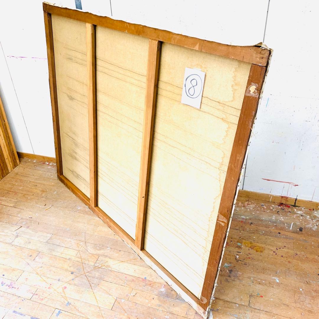 絵画用 木枠 キャンバス枠 F100号 杉材 KISO刻印 中古 送料込み ⑧