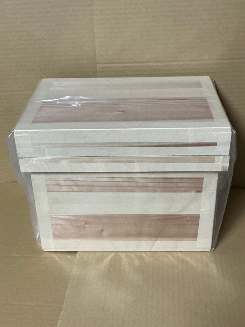 新品未使用　茶箱　５ｋｇ　収納　木製