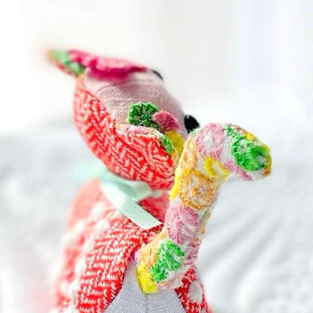 【本日最強開運日】ミナペルホネン生地使用｜小さな猫の守護者