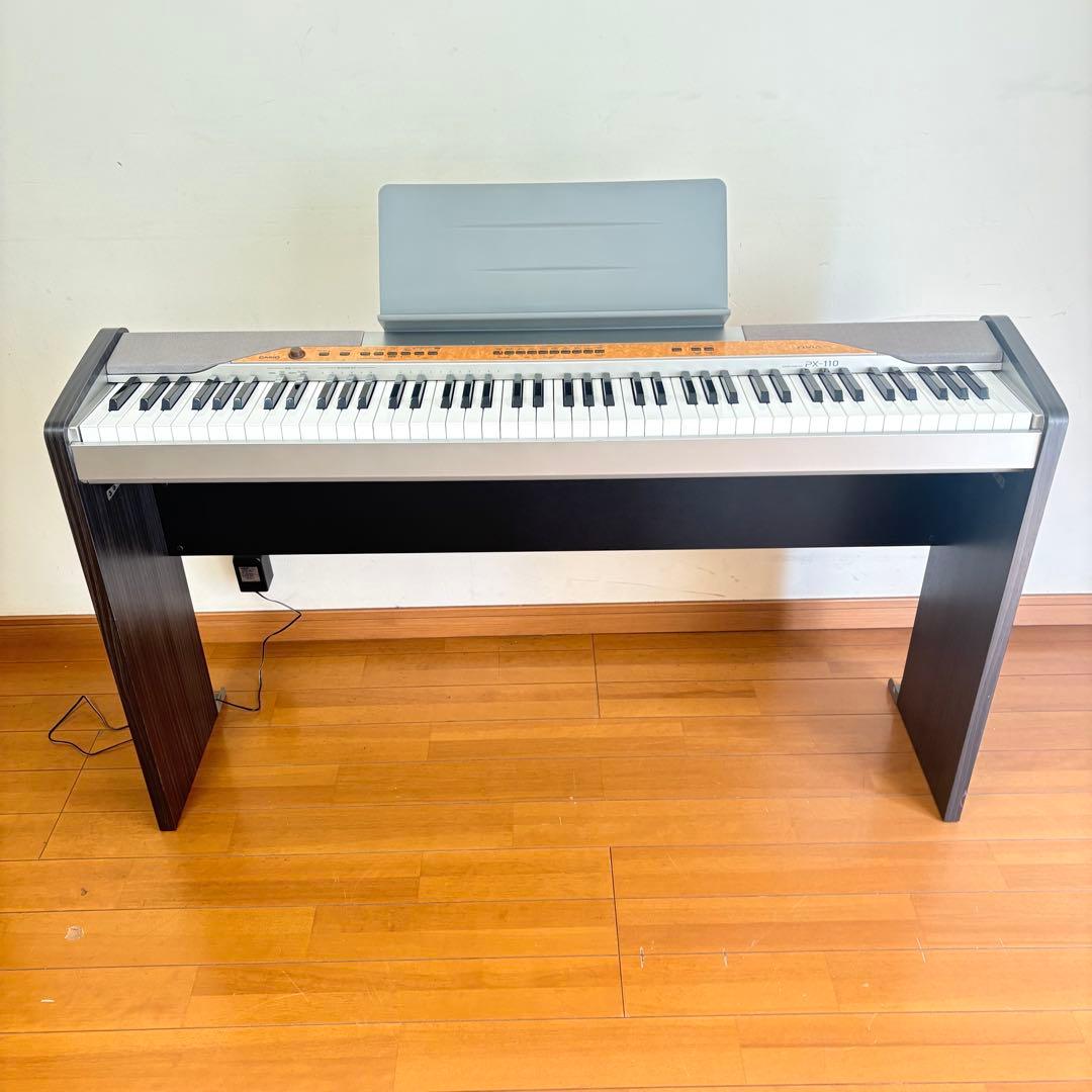 【美品•スタンド付属】CASIO カシオ 電子ピアノ Privia PX-110