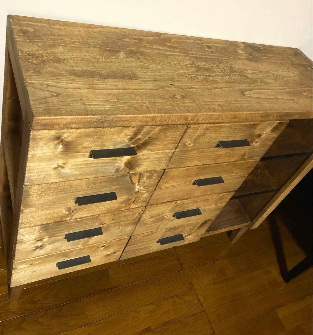 木製　チェスト　無垢　キャビネット