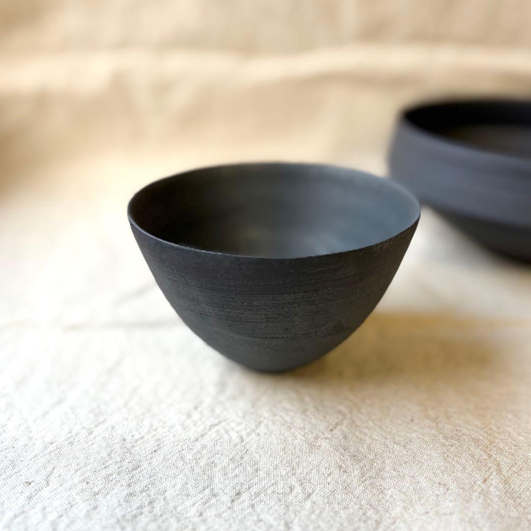 二階堂明弘 錆器 ドラ鉢 カップ 2点セット 作家 器