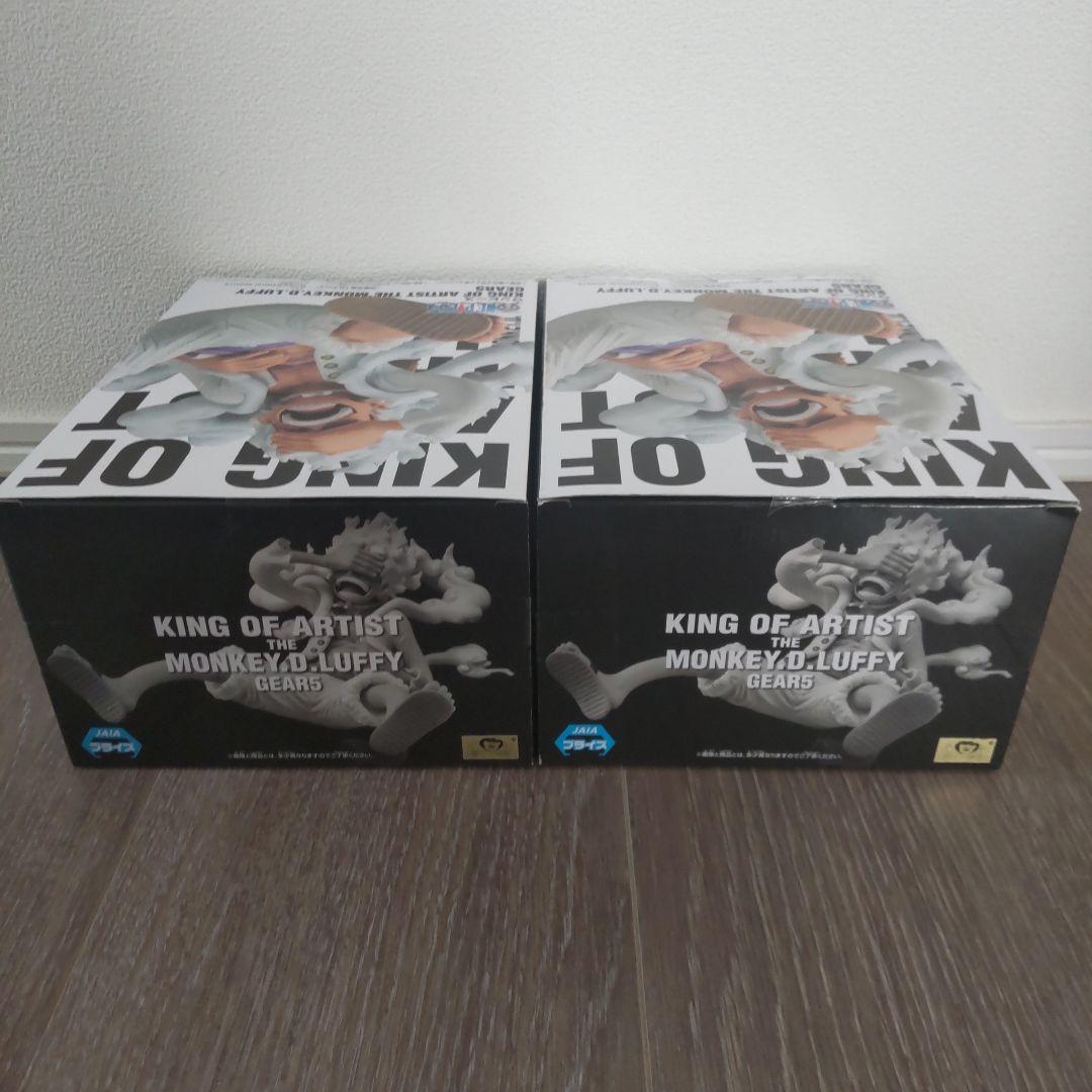 未開封品 ワンピースキングオブアーティストフィギュア ギア5 ルフィ 2個セット
