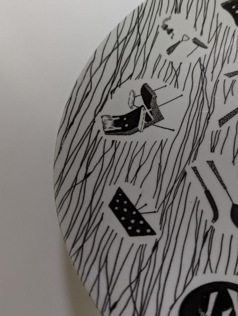 UK モダン ミッドセンチュリー ヴィンテージ プレー 大皿 レトロ