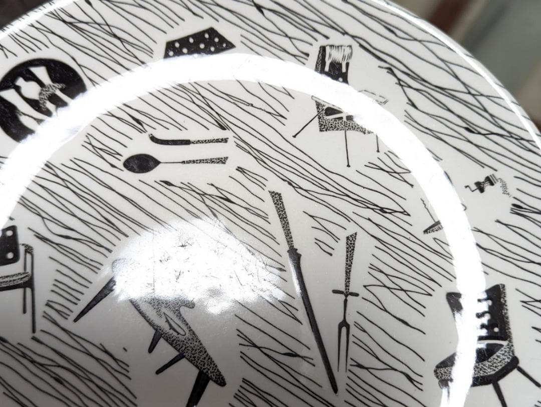 UK モダン ミッドセンチュリー ヴィンテージ プレー 大皿 レトロ