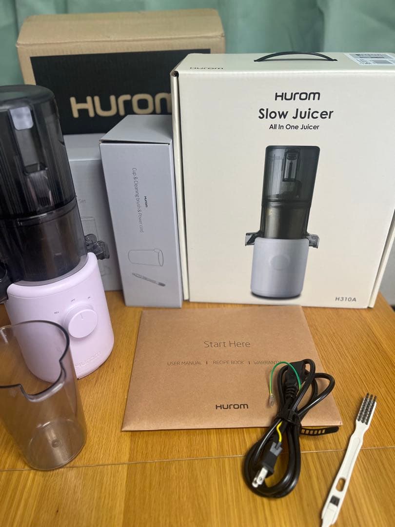 ヒューロム コールドプレスジューサー H310A ラベンダー