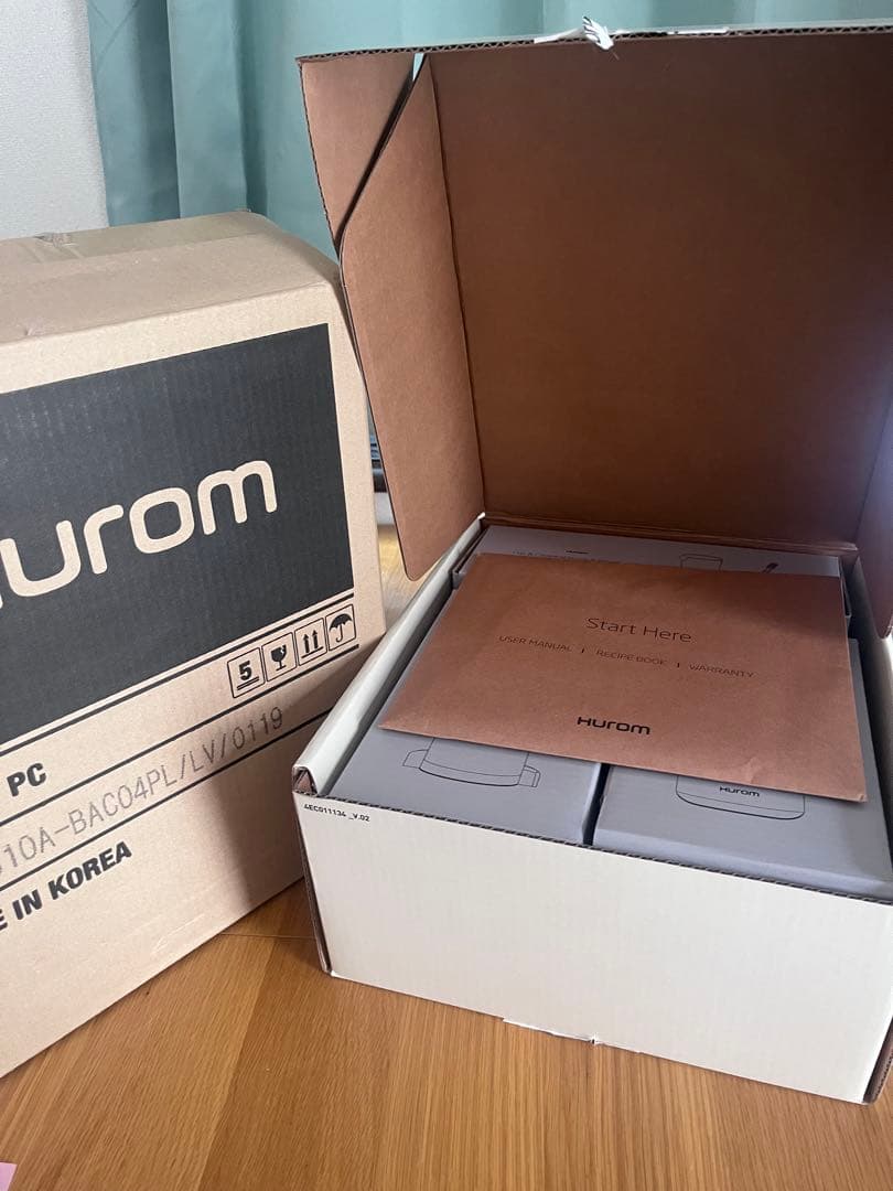 ヒューロム コールドプレスジューサー H310A ラベンダー