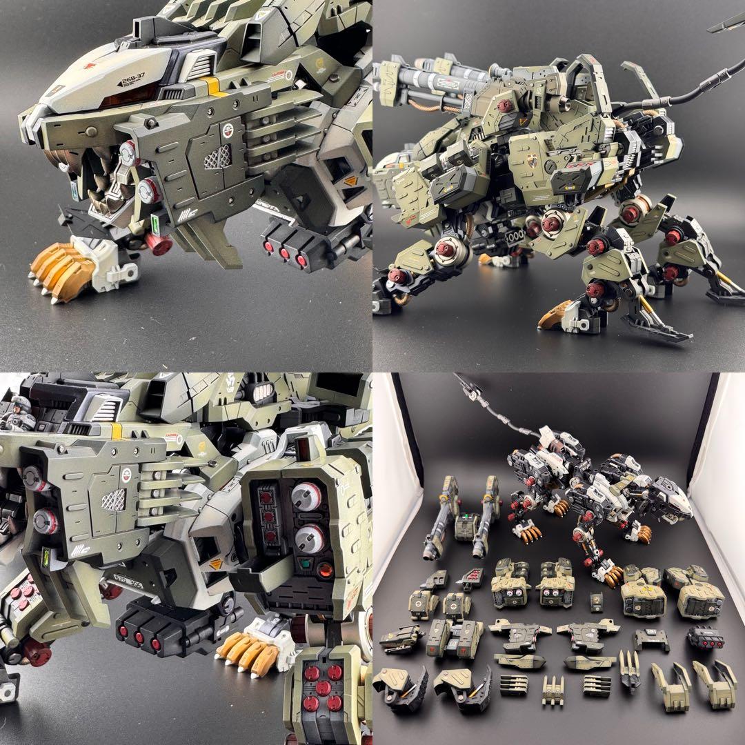 コトブキヤ　HMM ゾイド　ライガーゼロパンツァー　全塗装完成品　ZOIDS