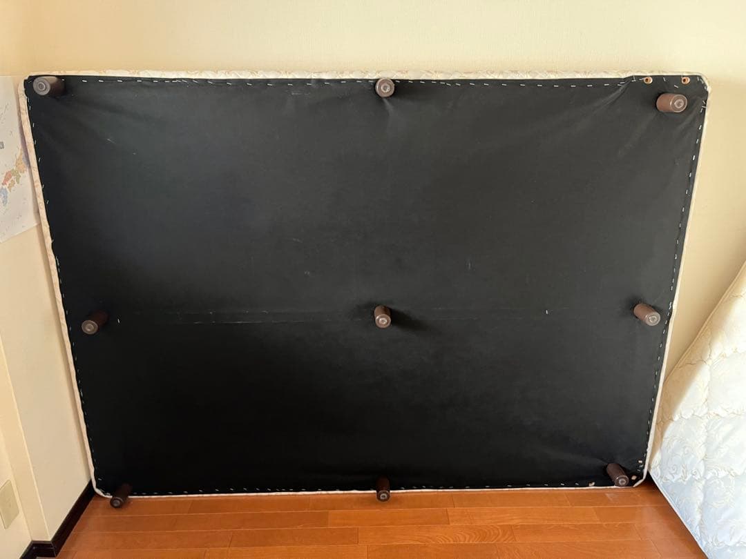 【送料込】 KINGSDOWN ダブル　マットレス+マット台