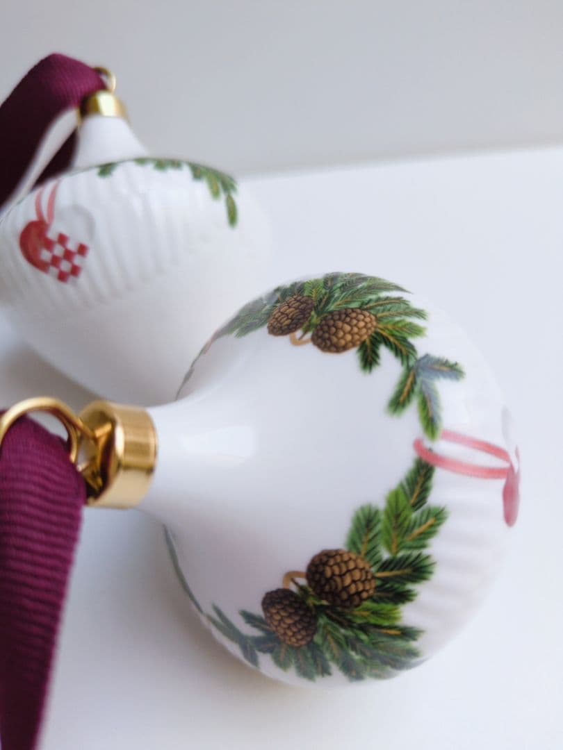 ロイヤルコペンハーゲン　スターフルーテッド クリスマス オーナメント ２個