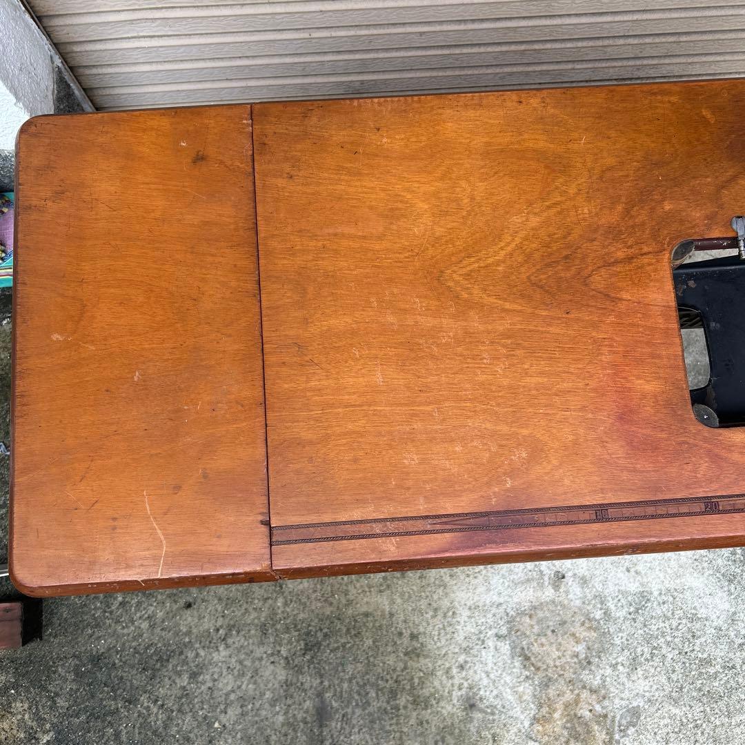 BROTHER ブラザー　ミシン台　アンティーク　インテリア　リメイク　テーブル