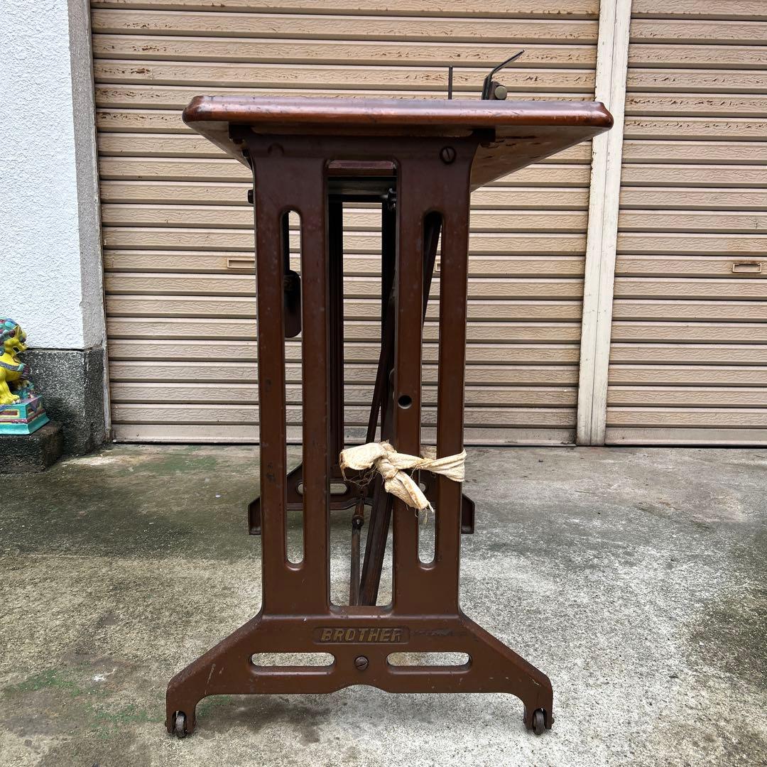 BROTHER ブラザー　ミシン台　アンティーク　インテリア　リメイク　テーブル