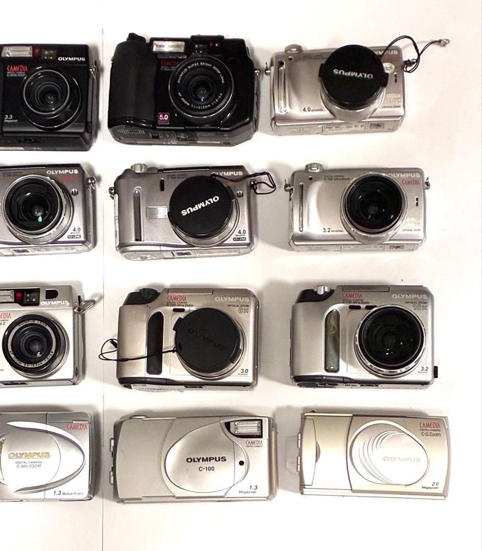 【OLYMPUS】 CAMEDIA デジカメ 16台セット　C-5050含む