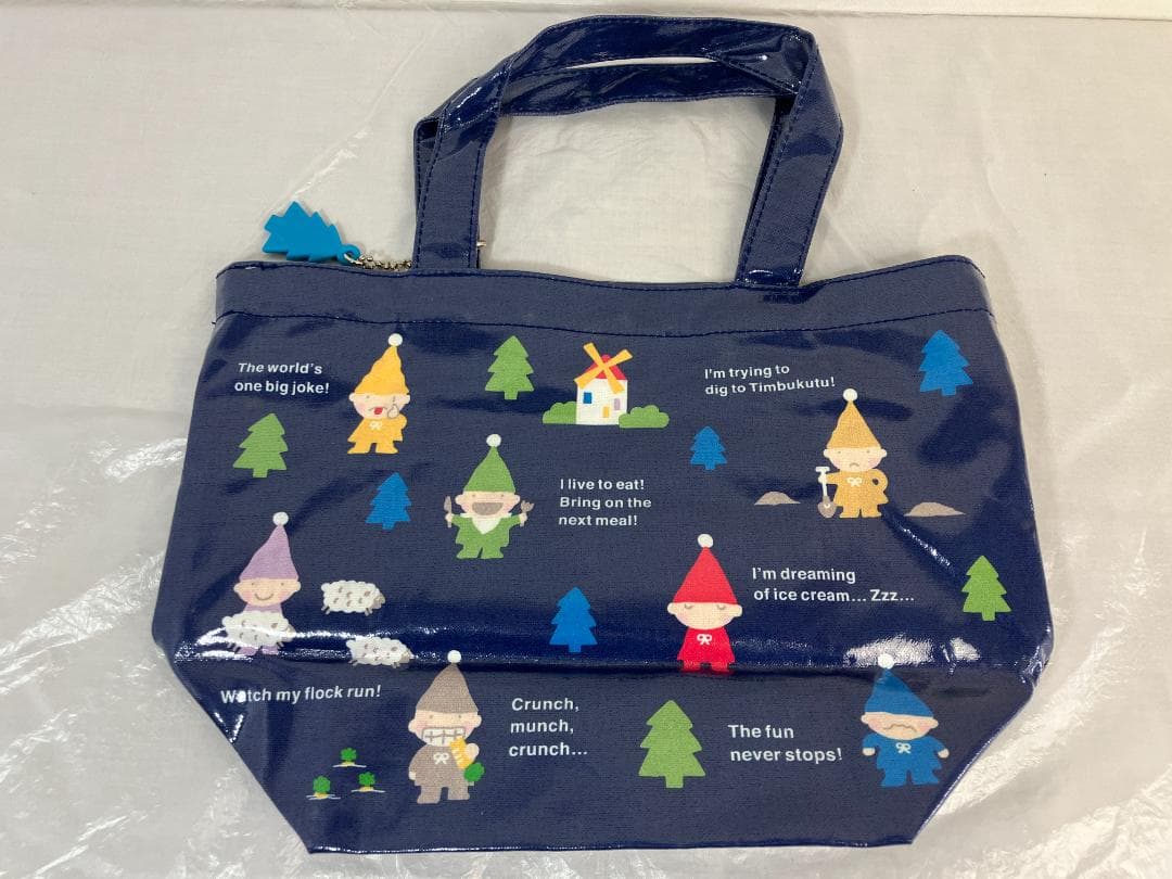 セブンシリードワーフ トートバッグ サンリオ アクセサリー付き