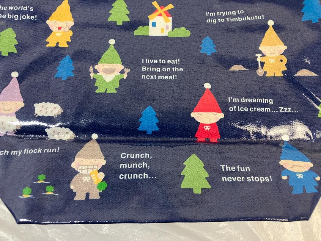 セブンシリードワーフ トートバッグ サンリオ アクセサリー付き