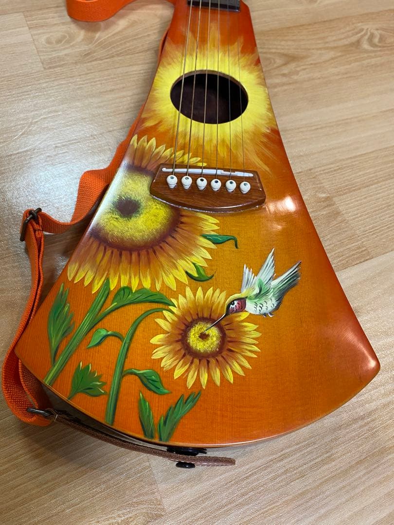 【FLuffy】 トラベルギター ストラップ ケース付