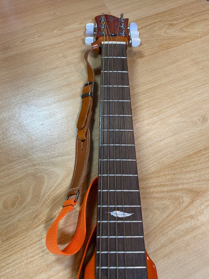 【FLuffy】 トラベルギター ストラップ ケース付