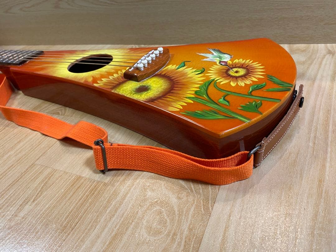 【FLuffy】 トラベルギター ストラップ ケース付