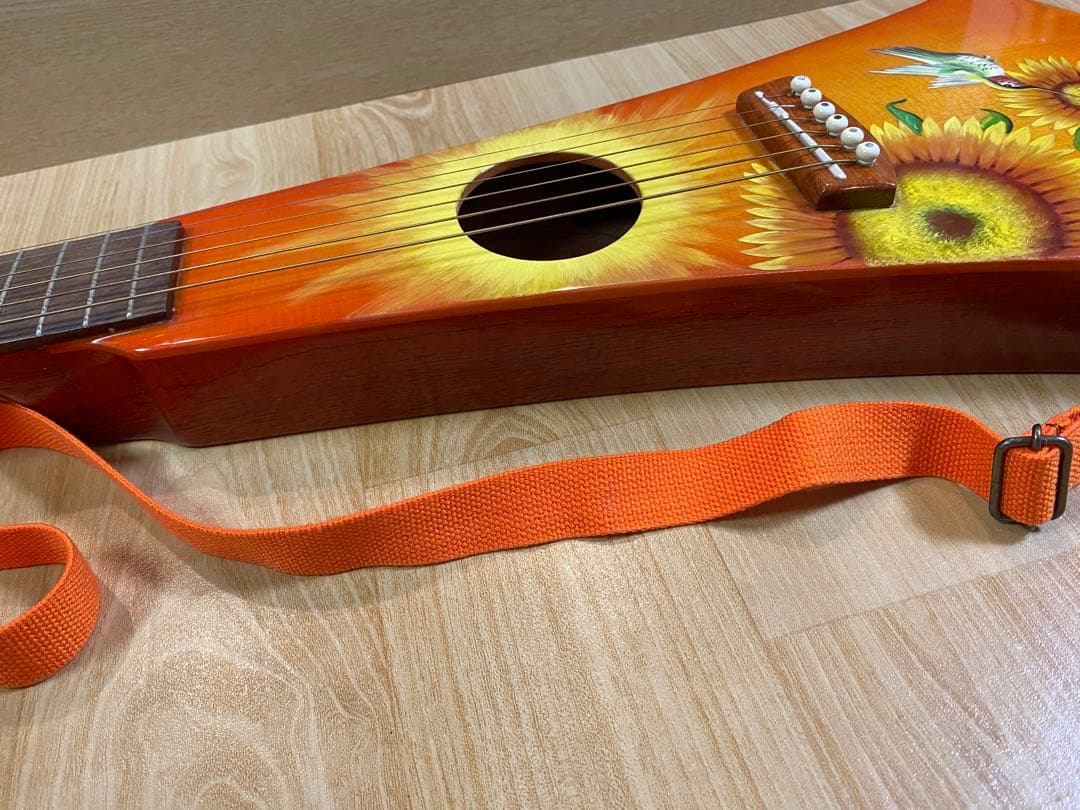 【FLuffy】 トラベルギター ストラップ ケース付