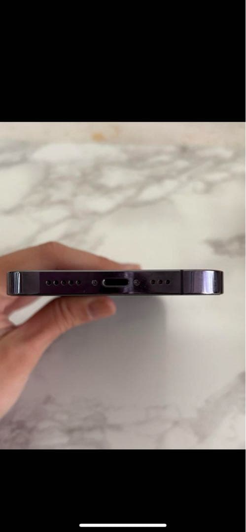 【mam】Apple iPhone 14 Pro ディープパープル 本体