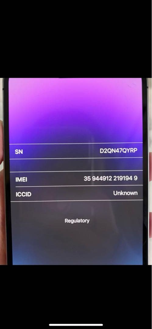 【mam】Apple iPhone 14 Pro ディープパープル 本体