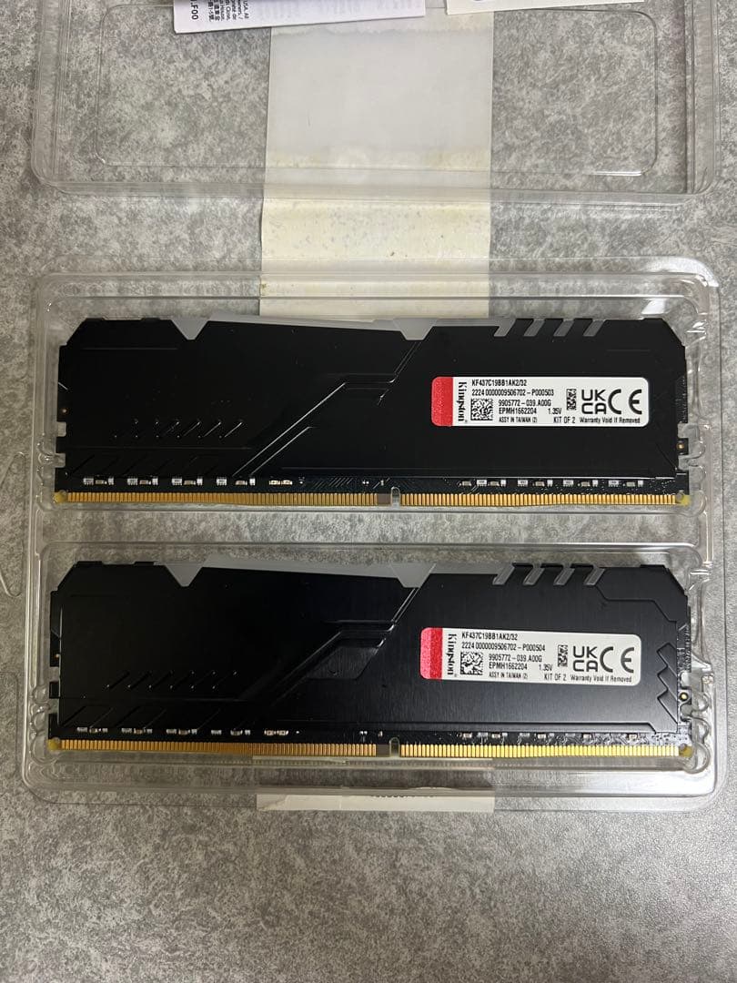 メモリー KINGSTON FURY BEAST KF437C19BB1AK2/32