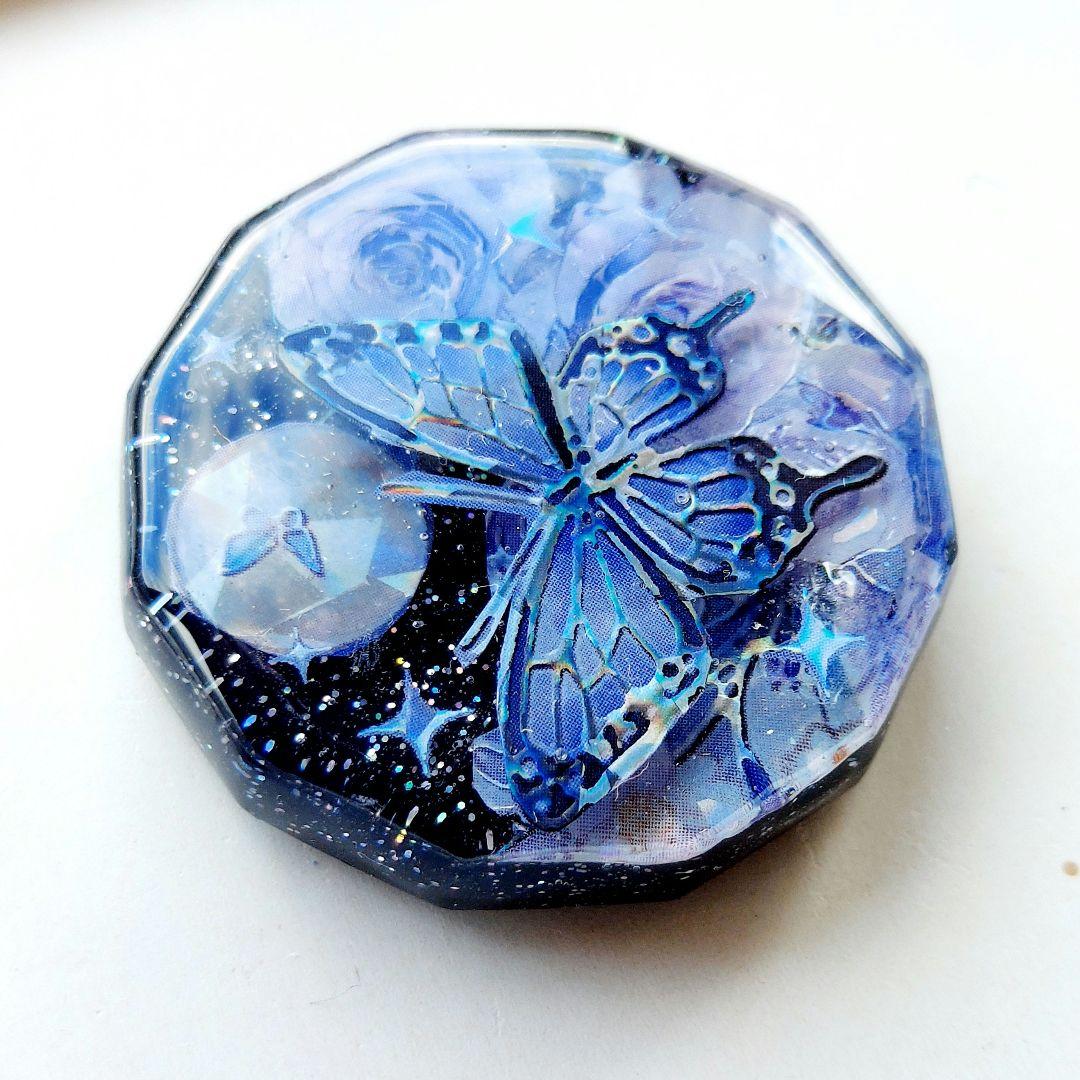 【1671】レジン　ヘアゴム　ポニーフック　ブロ―チ　ハンドメイド