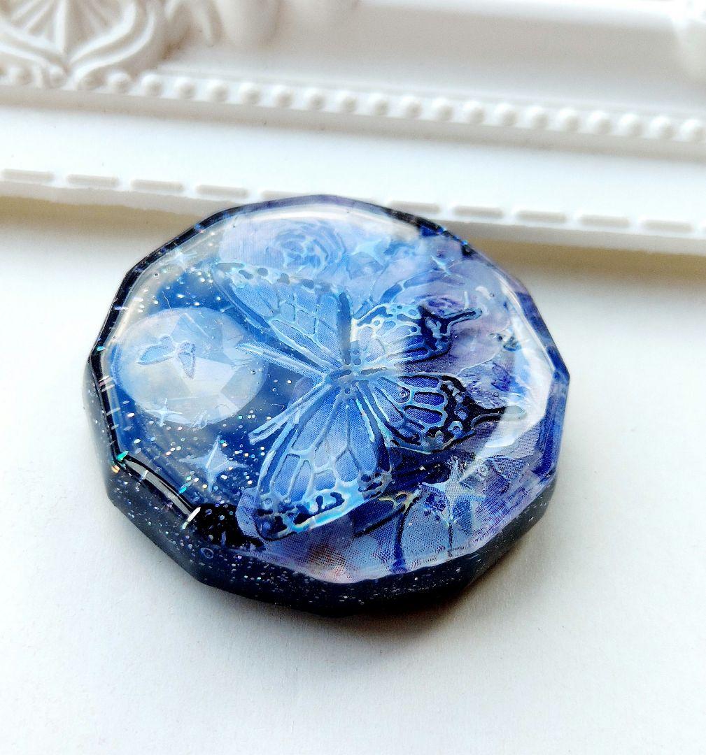 【1671】レジン　ヘアゴム　ポニーフック　ブロ―チ　ハンドメイド