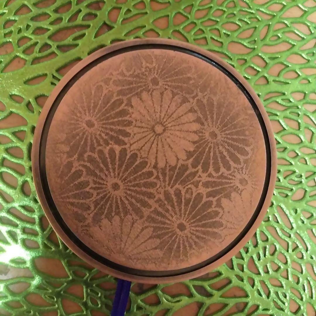 【希少】　(新品)　菊　鳳凰　朱肉ケース