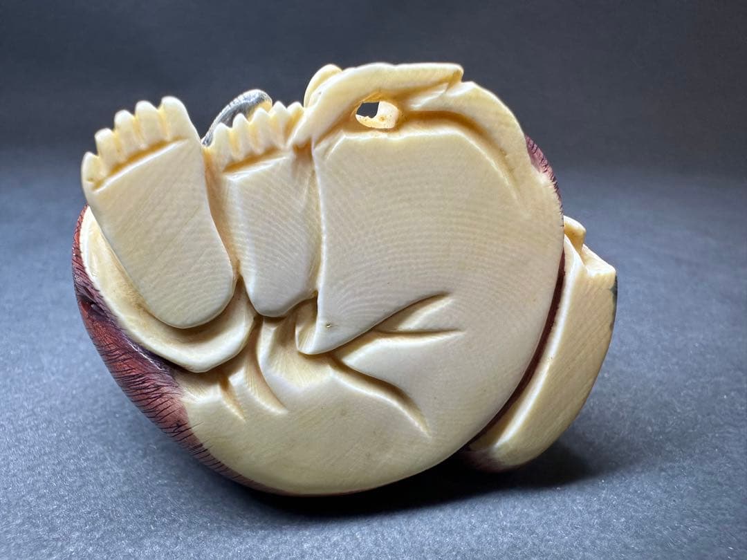 極上　置物　仏像　和彫　天然素材　アンティーク　　骨董　飾り物　古美術品