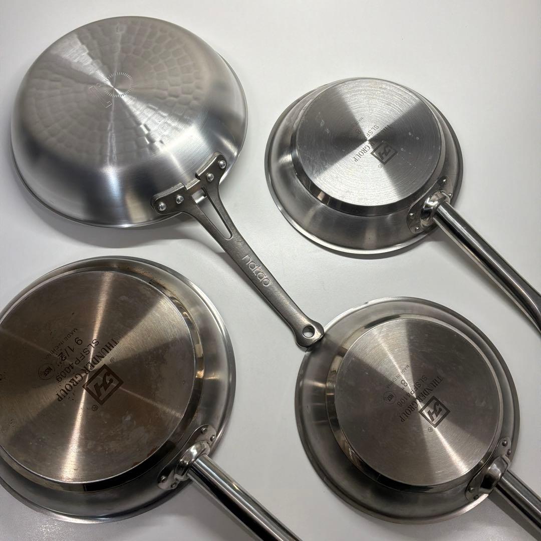 フライパン4点セット　24cm×2点　21cm×2点