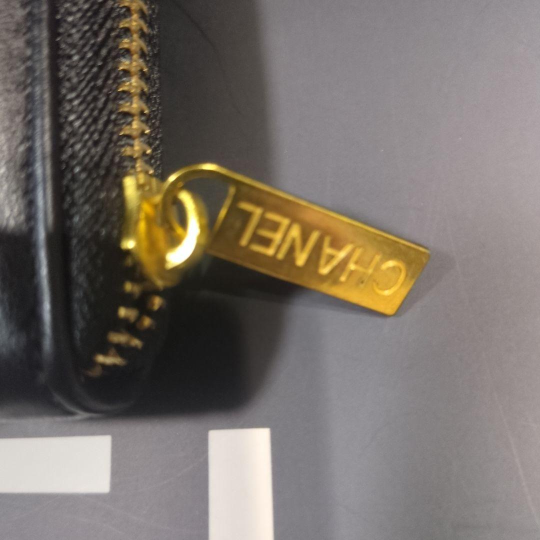 CHANEL ブラック キルティング 長財布値下げ不可