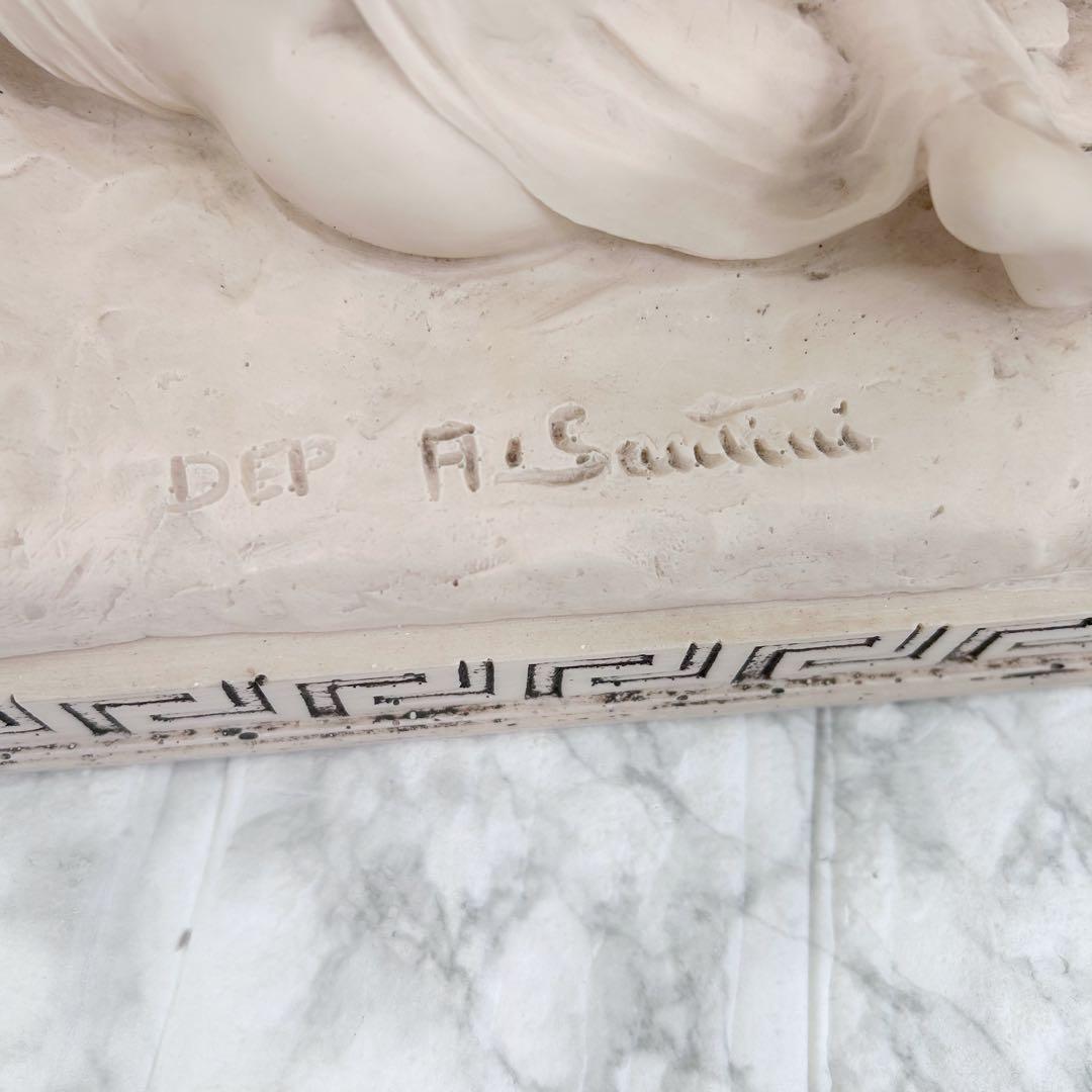 西洋美術 イタリア製A.SANTINI アンテルマ サンティーニ 彫刻 騎士と馬