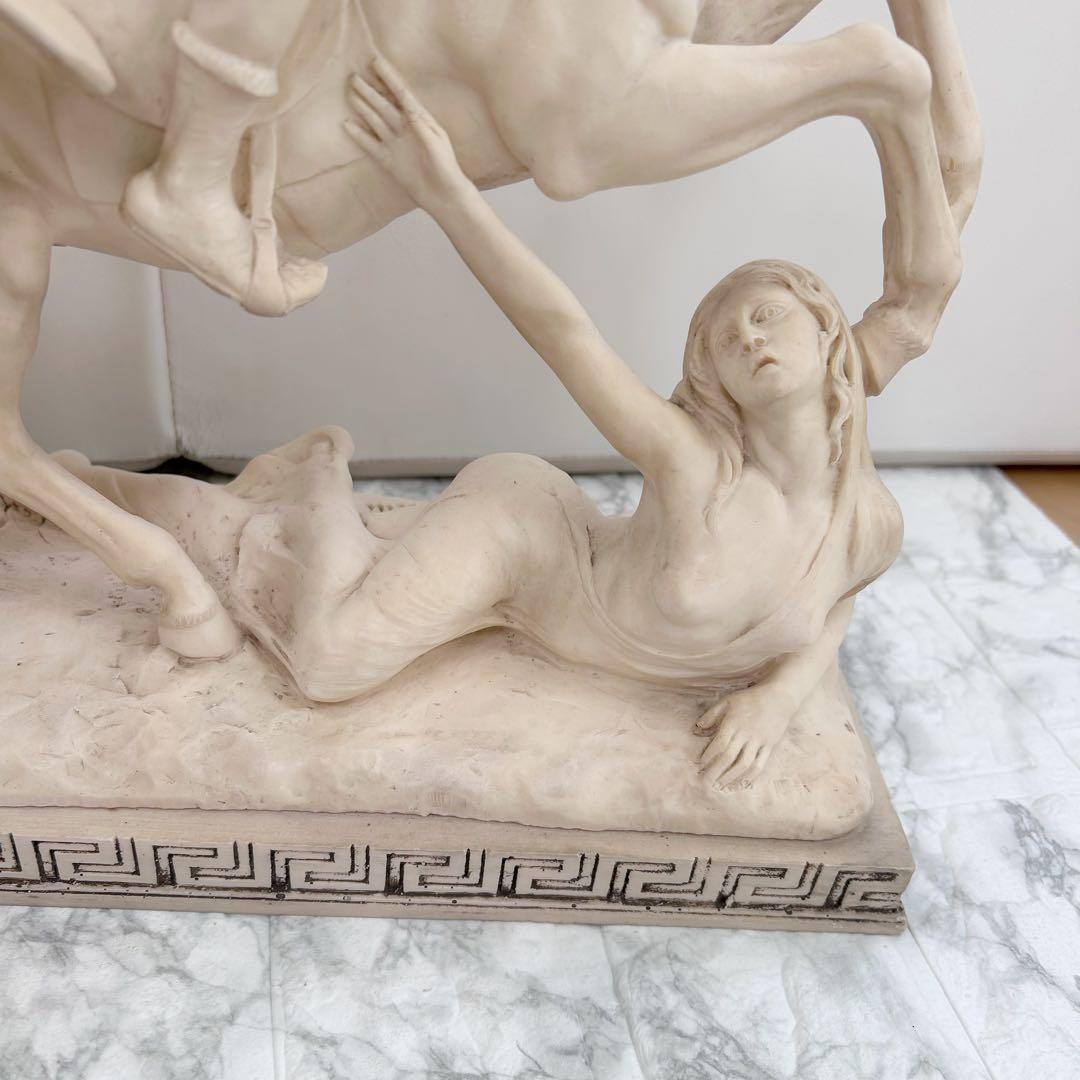 西洋美術 イタリア製A.SANTINI アンテルマ サンティーニ 彫刻 騎士と馬