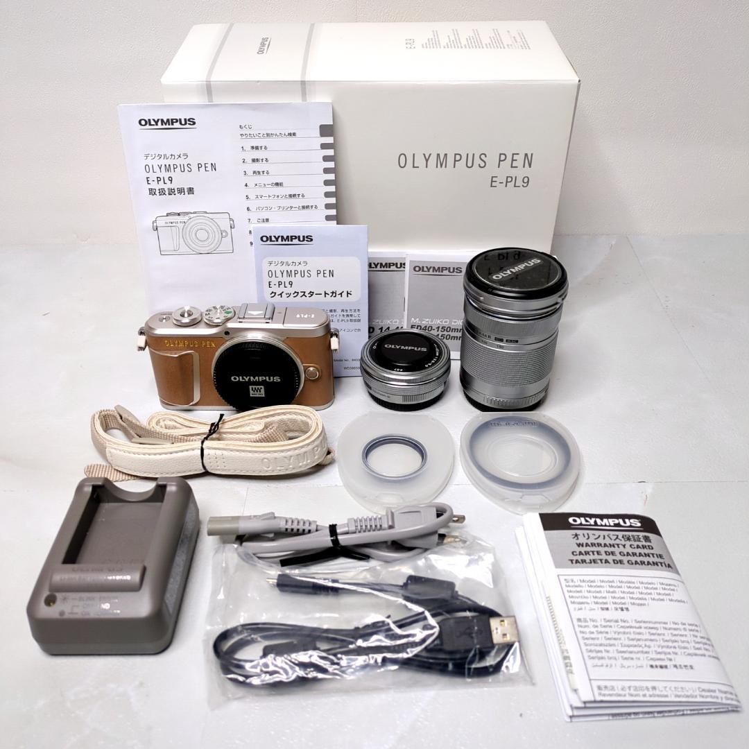 【シャッター回数776】 OLYMPUS PEN E-PL9 ダブルズームキット