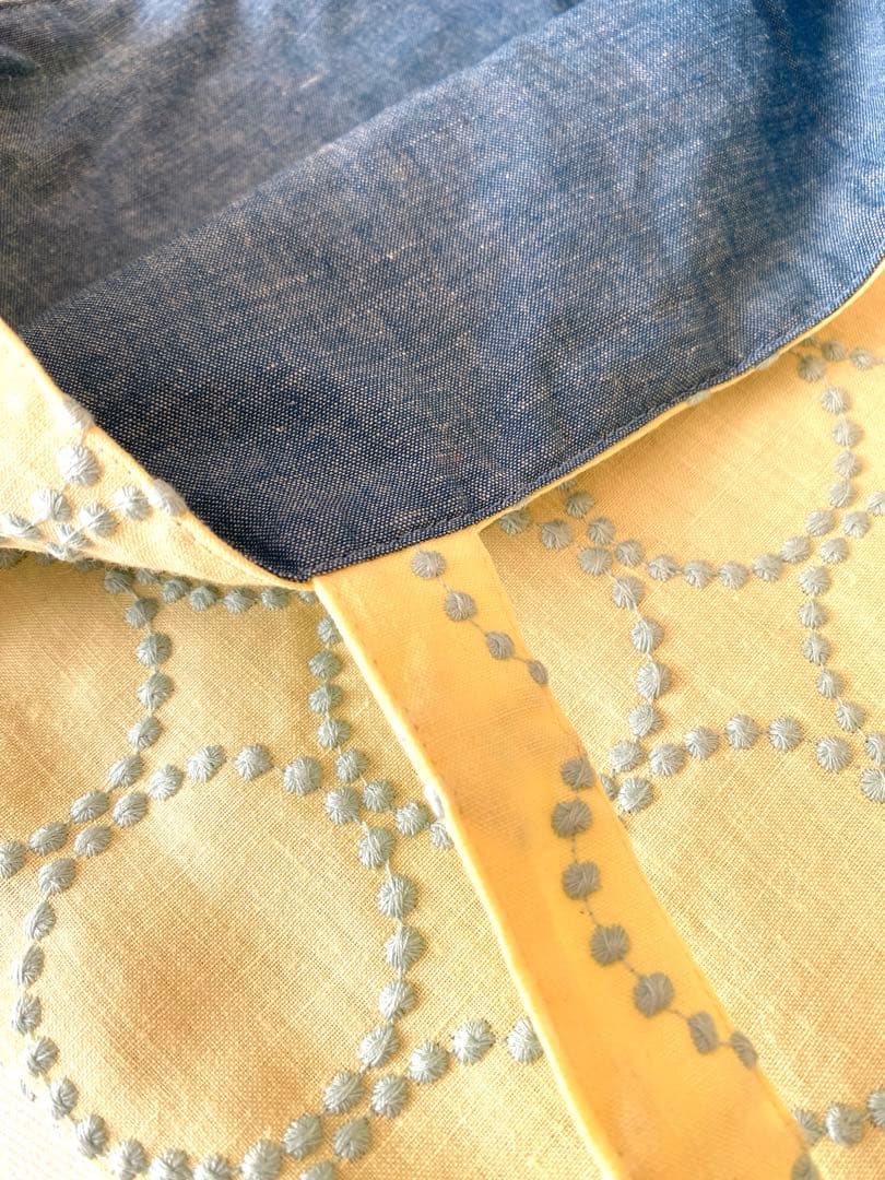 春色✨新色タンバリンのスクエアフラットトートバッグ　ミナペルホネン　イエロー