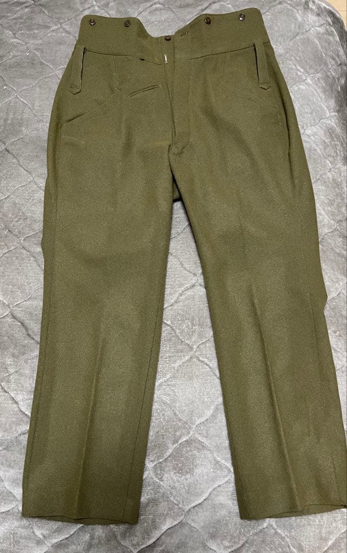 日本陸軍　櫻井(鬼塚堂)　精巧複製　昭和13年制　羅紗製　将校軍衣袴　値下受付中