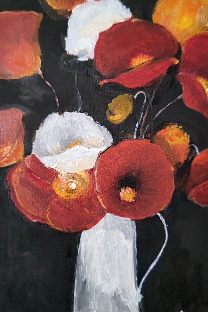 フランスヴィンテージ　油絵