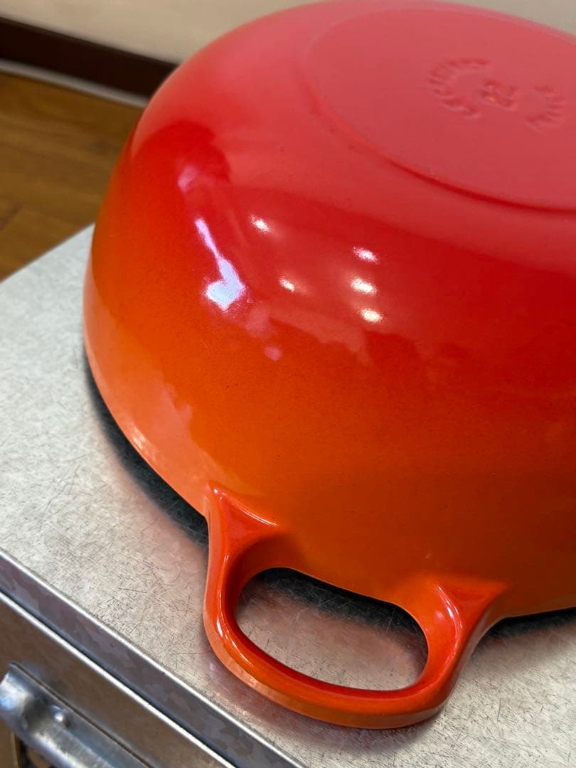 LE CREUSET ル・クルーゼ　マルミット オレンジ 22cm 鍋