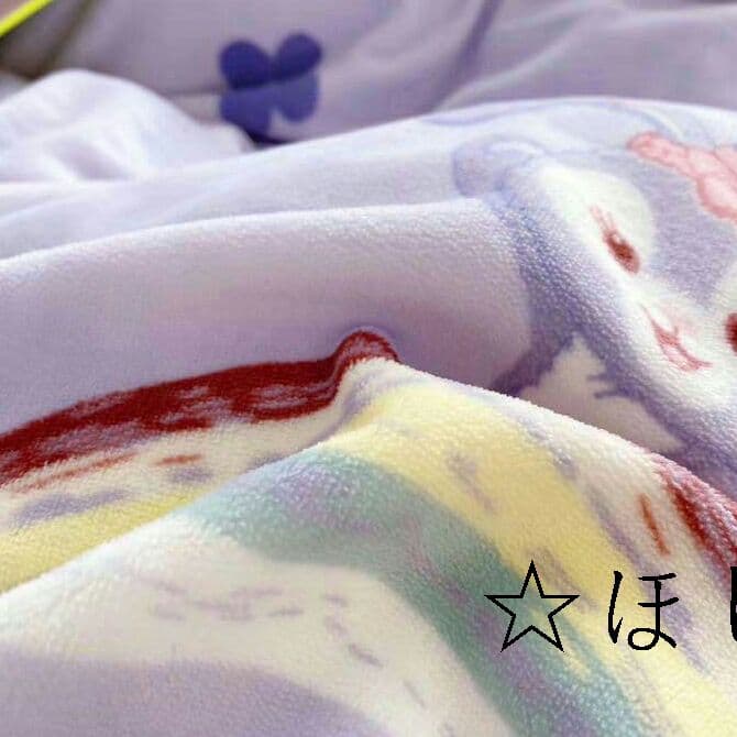?ステーラルちゃん?厚手暖かい可愛いベッド寝具掛け布団カバー3点、4点セットF